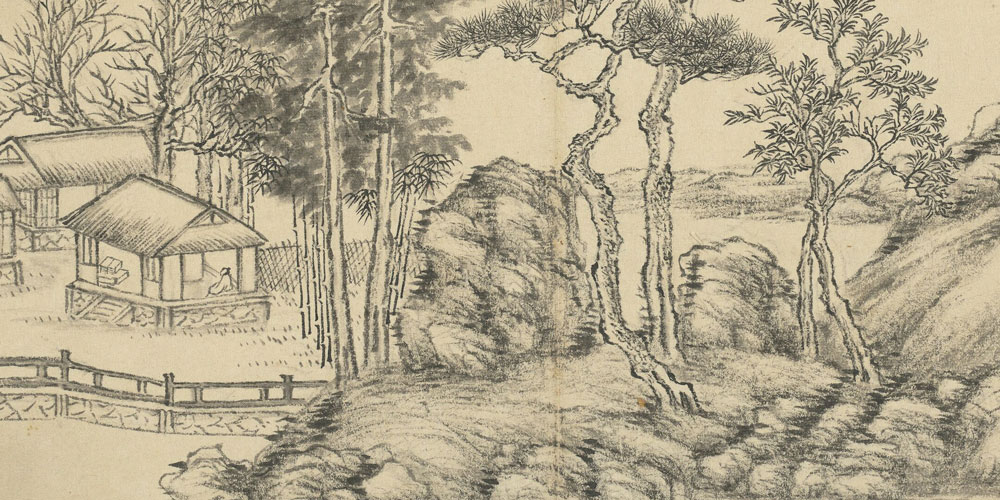 星沉海底当窗见，雨过河源隔座看。