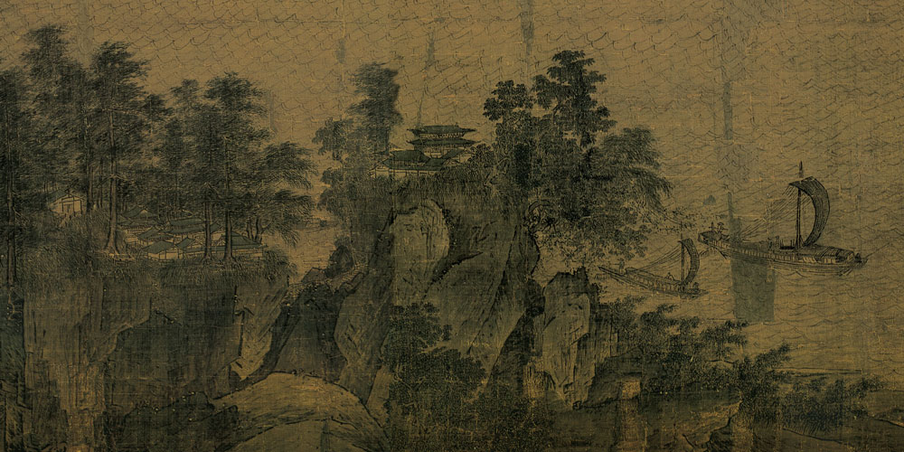 山河破碎风飘絮，身世浮沉雨打萍。