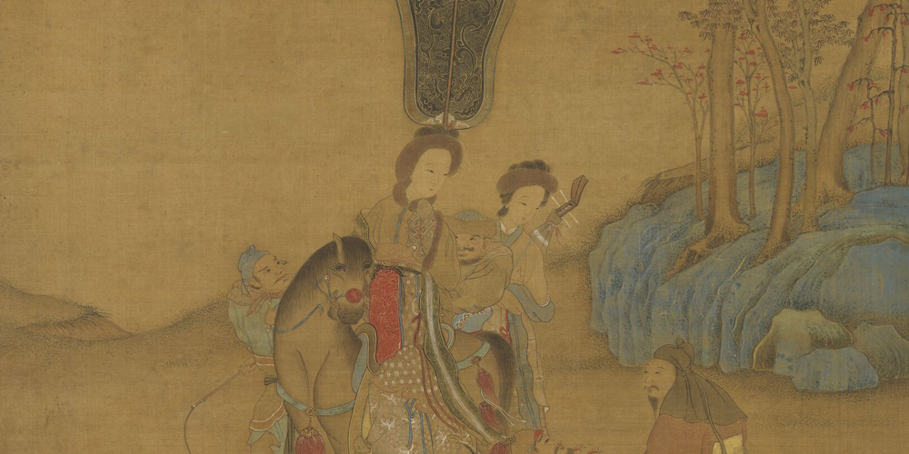明妃一朝西入胡，胡中美女多羞死。
