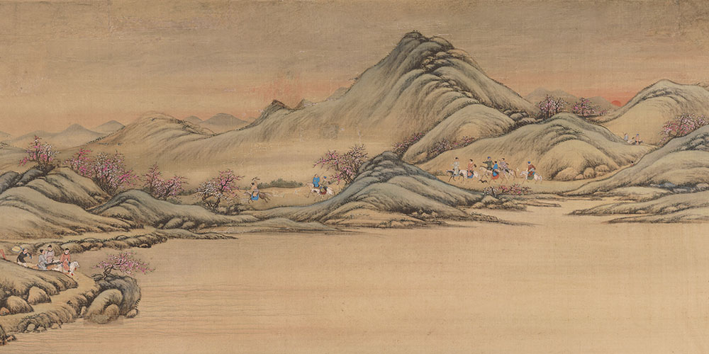 桃花落，闲池阁。山盟虽在，锦书难托。