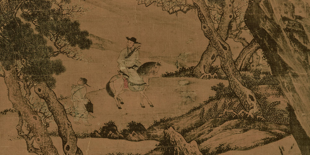 知章骑马似乘船，眼花落井水底眠。