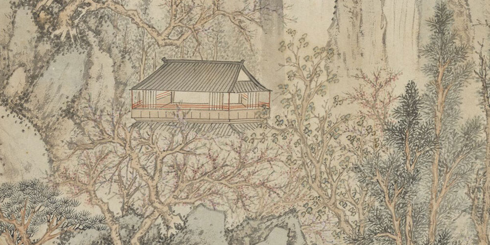 桃花嫣然出篱笑，似开未开最有情。