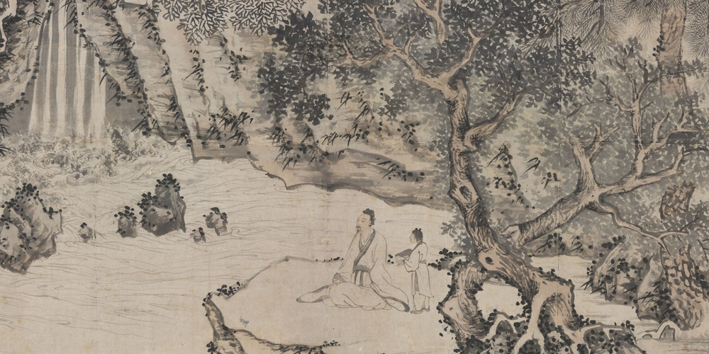 百岁流光如过客，人生得闲且开襟。