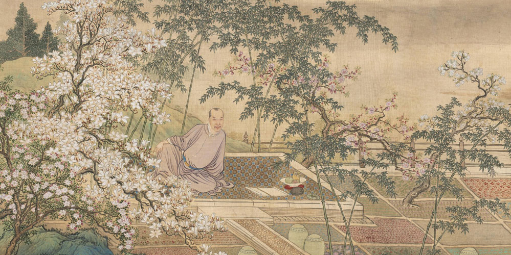 酒醒只在花前坐，酒醉还来花下眠。