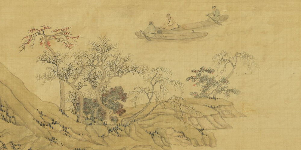 残灯孤枕梦，轻浪五更风。