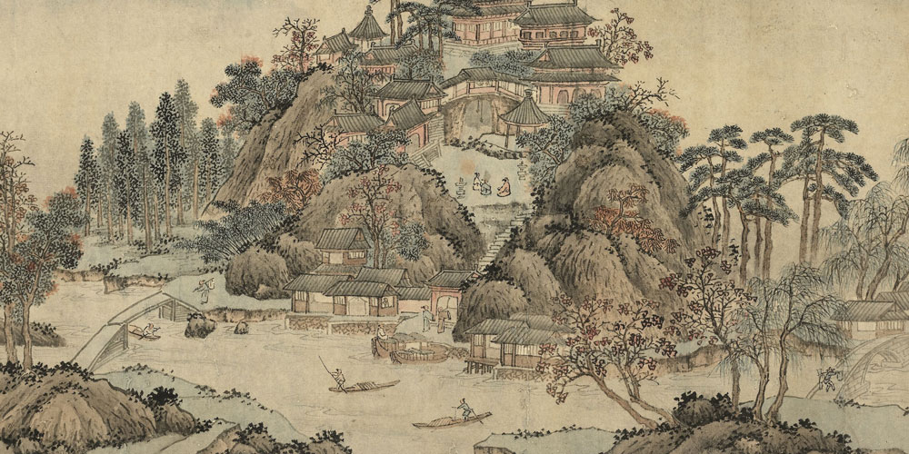 清风明月本无价，近水远山皆有情。