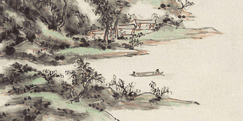 回看天际下中流，岩上无心云相逐。