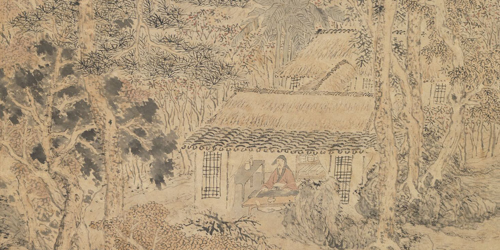 鸟向檐上飞，云从窗里出。