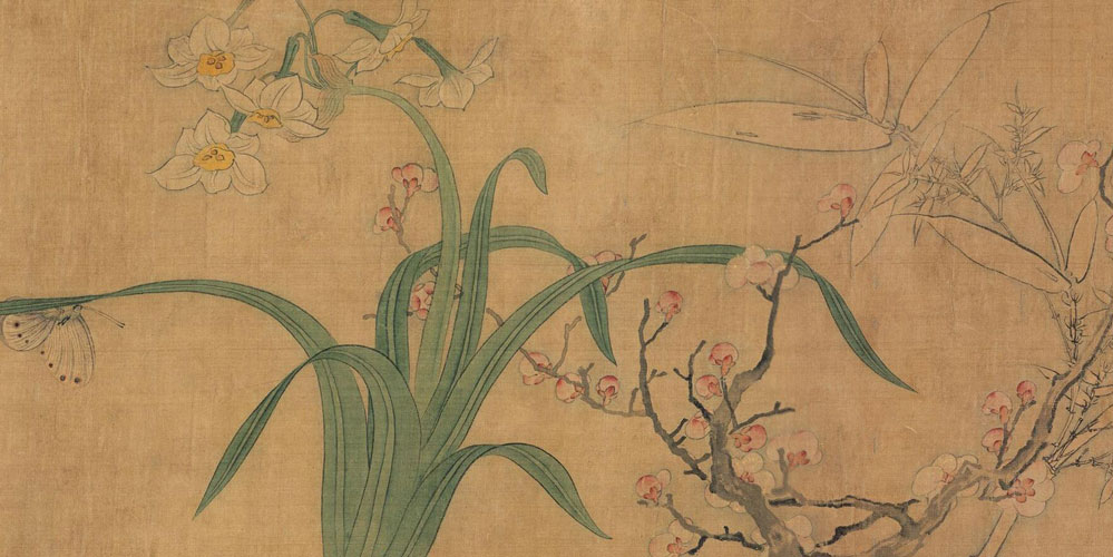 窗外日光弹指过，席间花影坐前移。