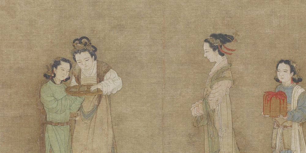 看花满眼泪，不共楚王言。