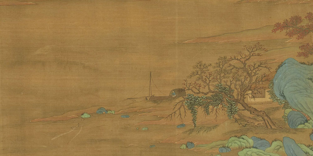 舞榭歌台，风流总被，雨打风吹去。