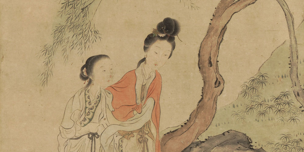 凭仗丹青重省识，盈盈，一片伤心画不成。