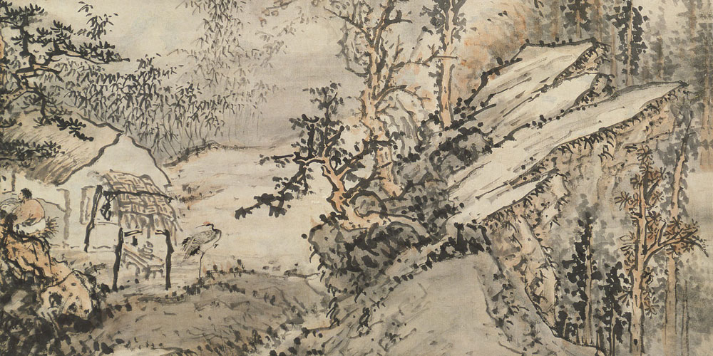 险夷原不滞胸中，何异浮云过太空？