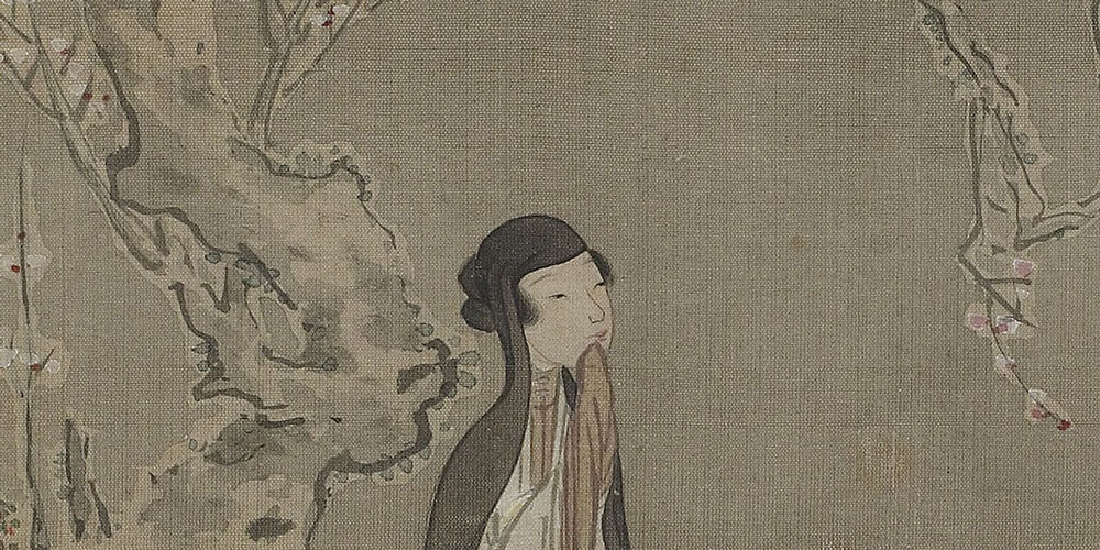 执手相看泪眼，竟无语凝噎。