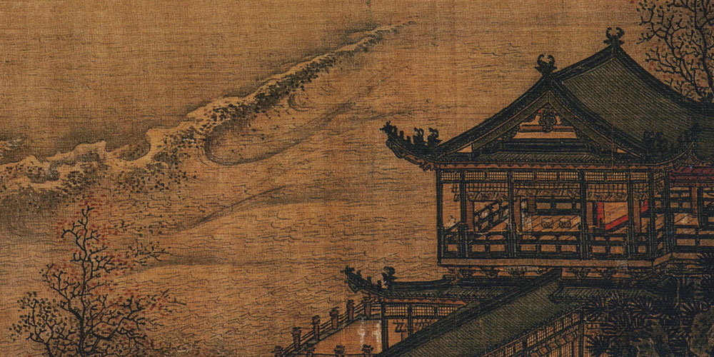 日落江湖白，潮来天地青。