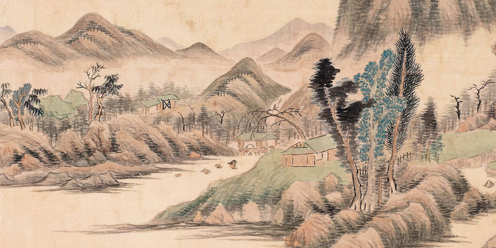 日色欲尽花含烟，月明如素愁不眠。