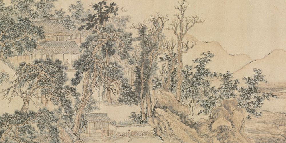 笙歌归院落，灯火下楼台。