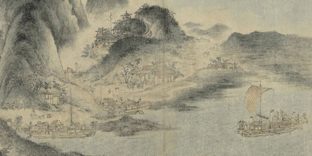 停船暂借问，或恐是同乡。