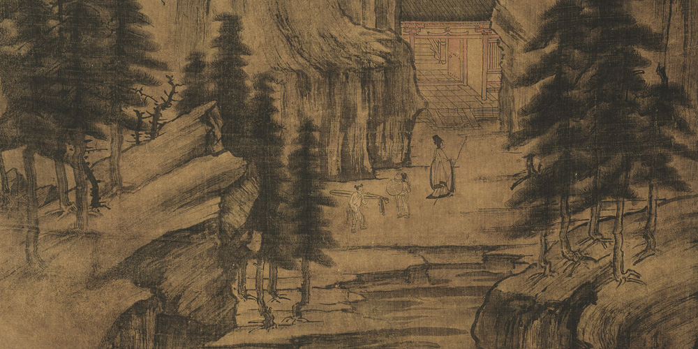 山僧对棋坐，局上竹阴清。
