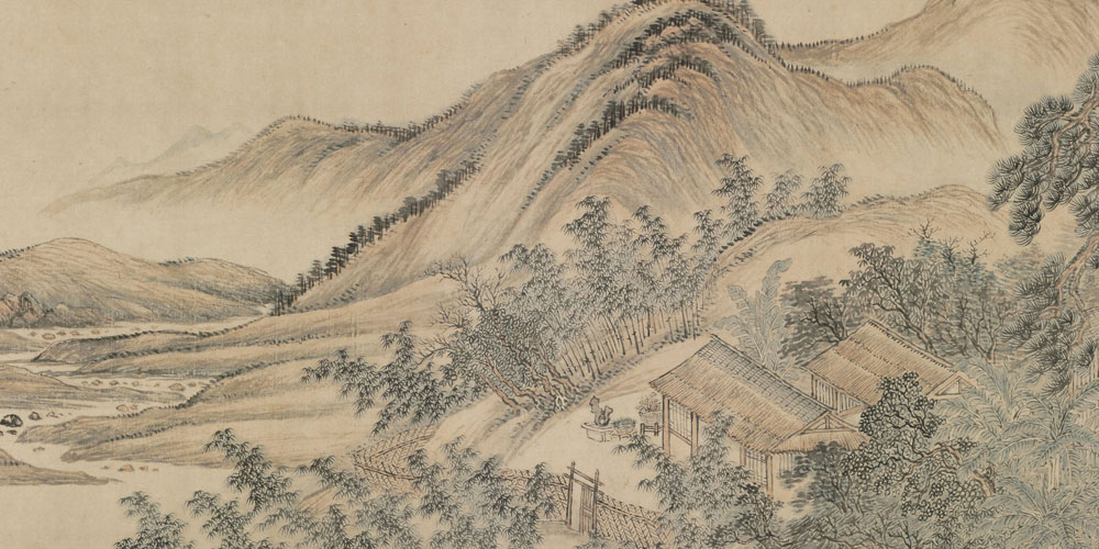 问君何能尔？心远地自偏。