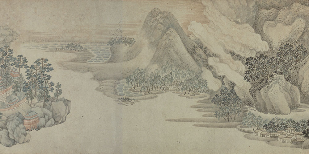 文章是山水化境，富贵乃烟云幻形。