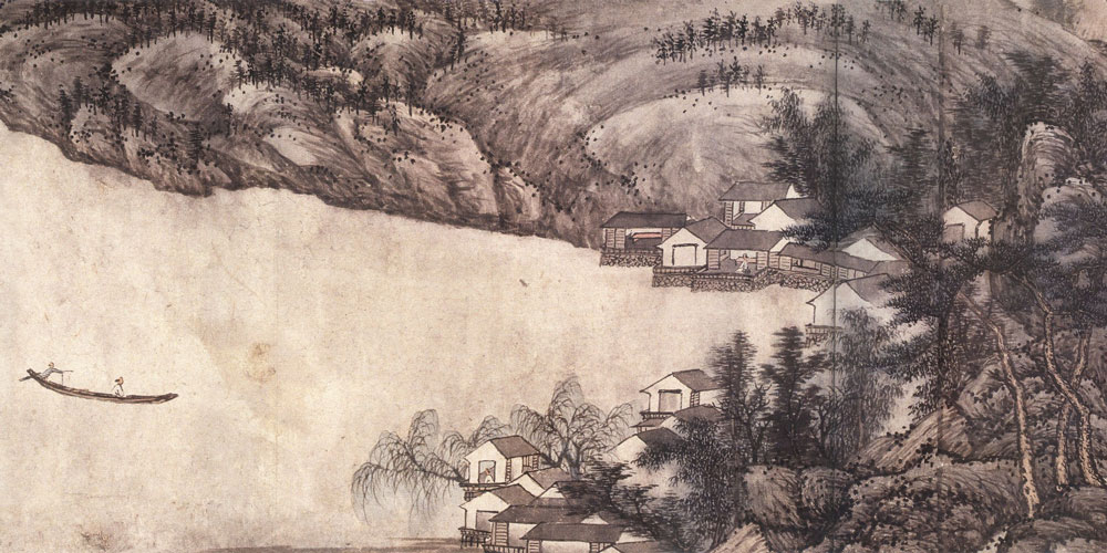 白日依山尽，黄河入海流。