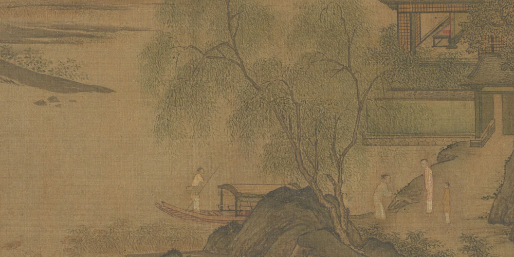 白发空垂三千丈，一笑人间万事。