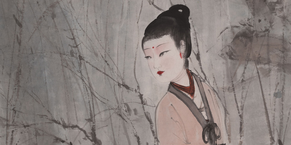 美人如花隔云端！