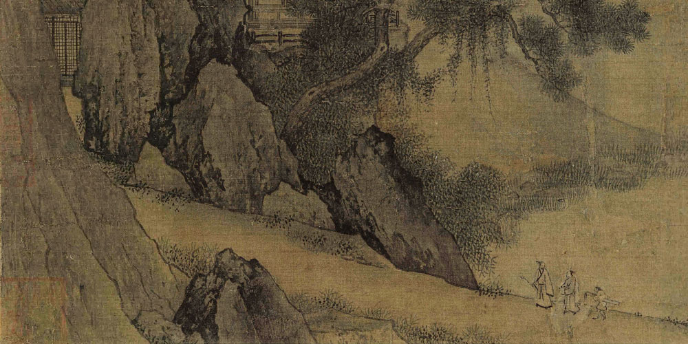 对一张琴，一壶酒，一溪云。