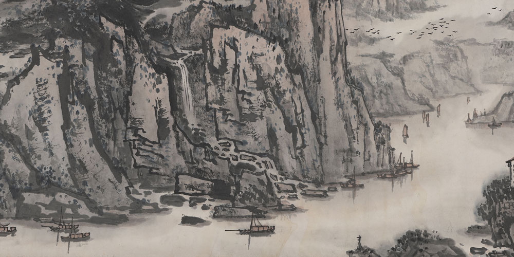 星垂平野阔，月涌大江流。