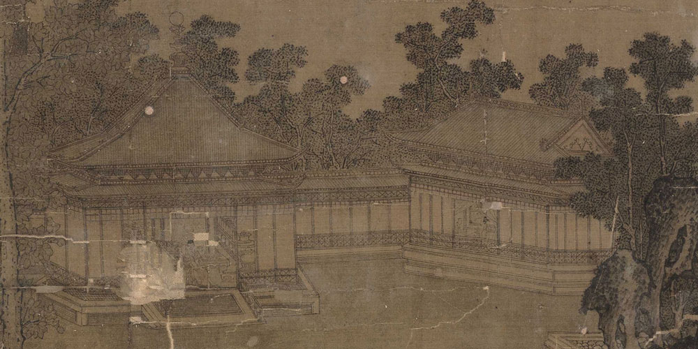 无言独上西楼，月如钩。寂寞梧桐深院锁清秋。