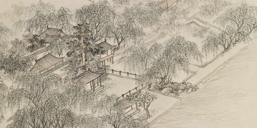 杨柳东风树，青青夹御河。