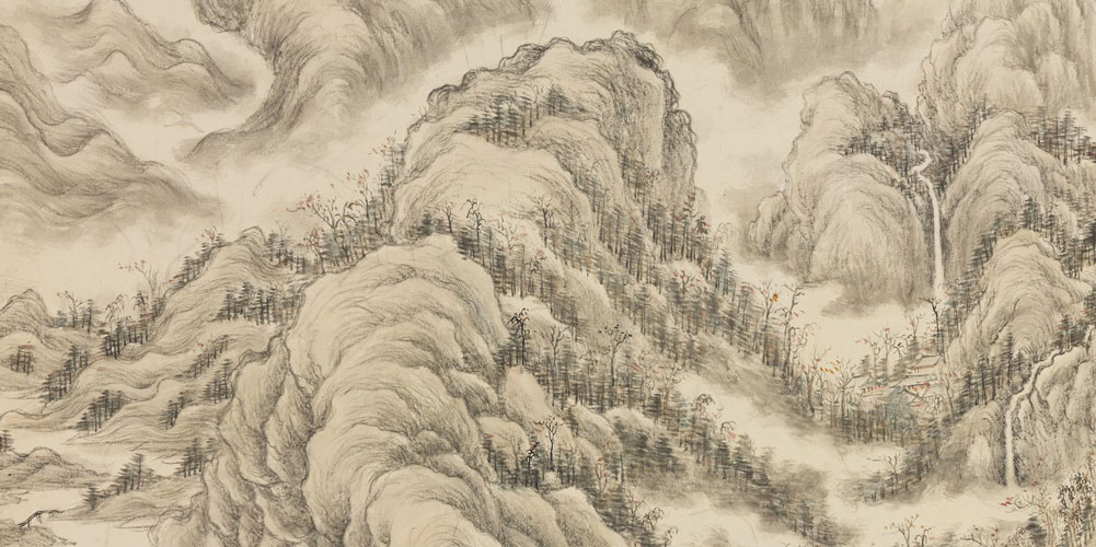 白浪茫茫与海连，平沙浩浩四无边。
