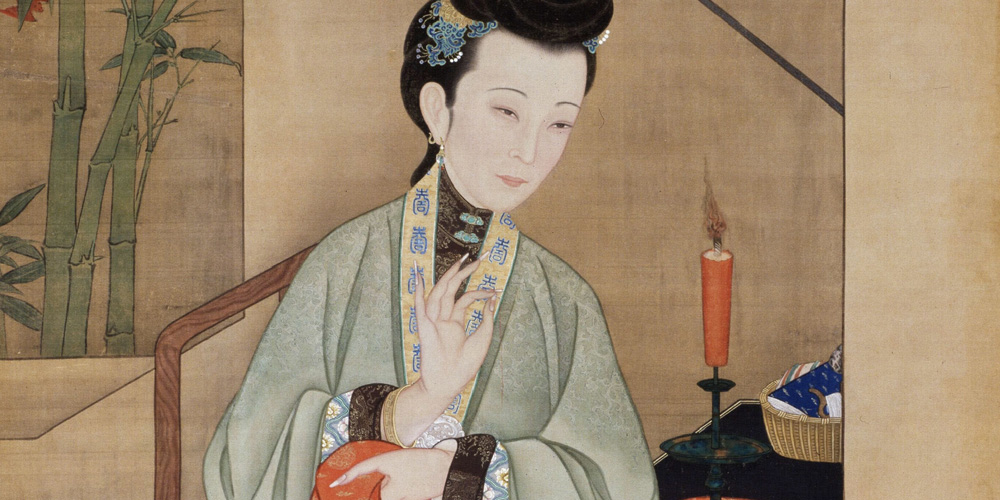 念兰堂红烛，心长焰短，向人垂泪。