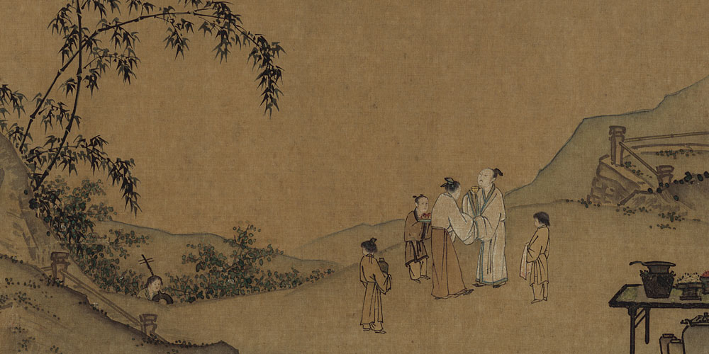 我今停杯一问之。
