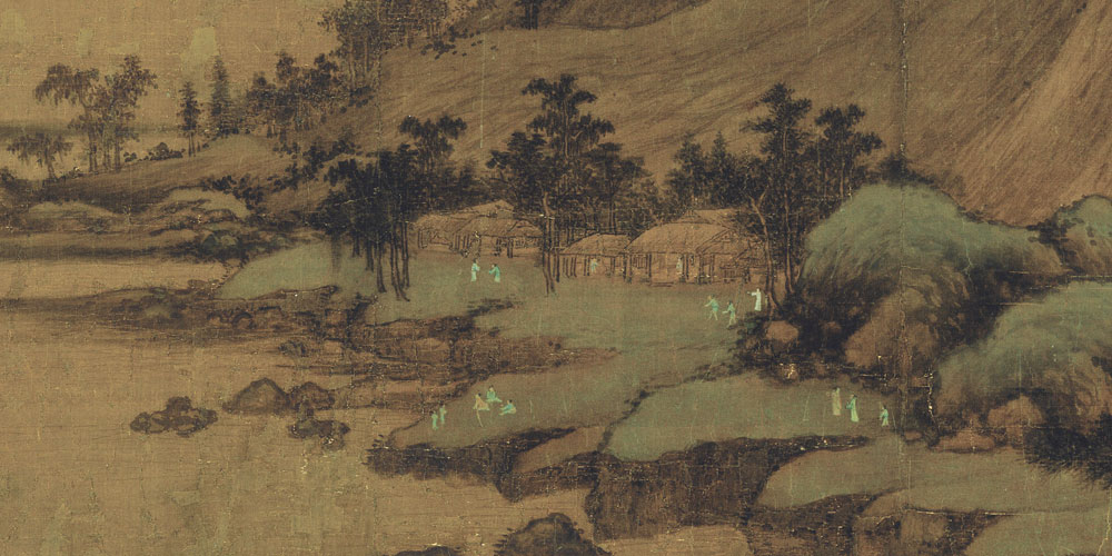 一川明月疏星，浣纱人影娉婷。
