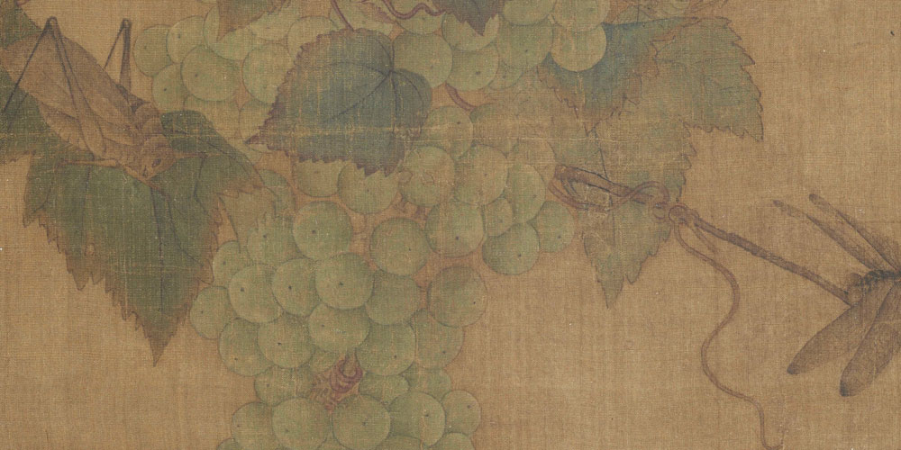 年年战骨埋荒外，空见蒲桃入汉家。