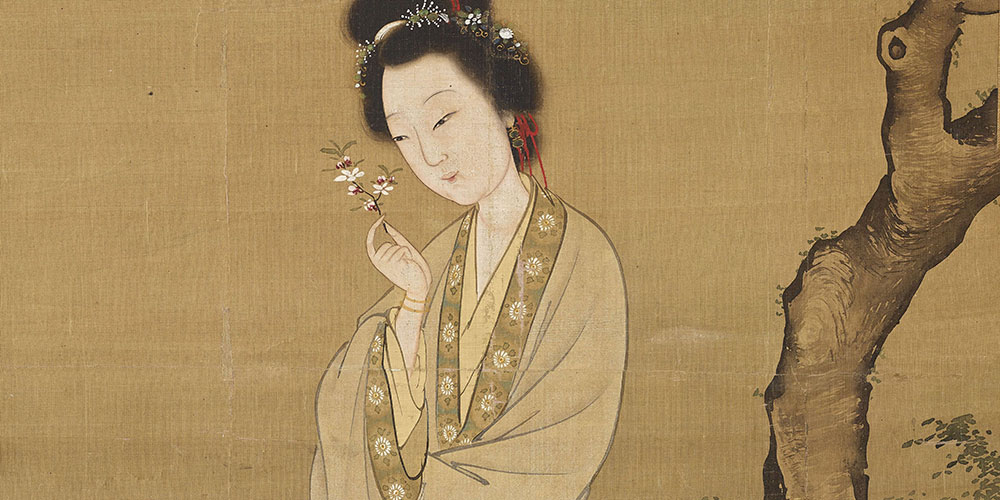 走来窗下笑相扶，爱道画眉深浅入时无？