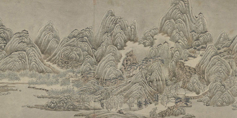 寂寂江山摇落处，怜君何事到天涯。