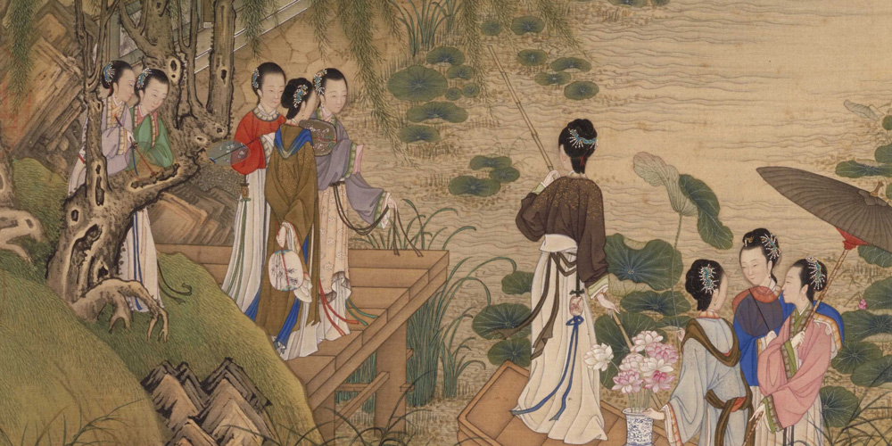 无端隔水抛莲子，遥被人知半日羞。