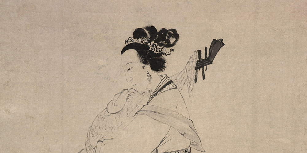 残月出门时，美人和泪辞。