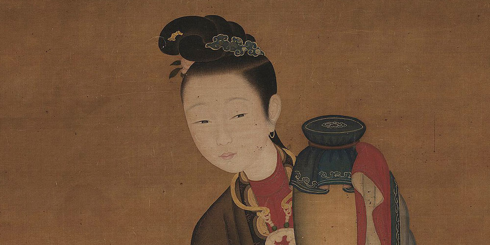 君知妾有夫，赠妾双明珠。