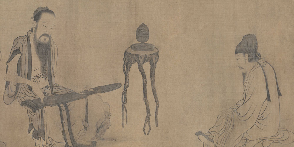 伯牙善鼓琴，钟子期善听。