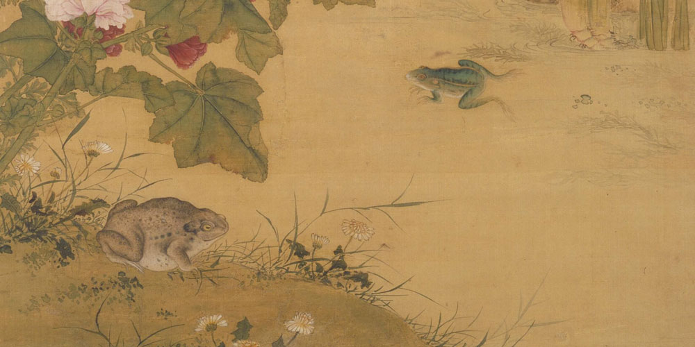黄梅时节家家雨，青草池塘处处蛙。