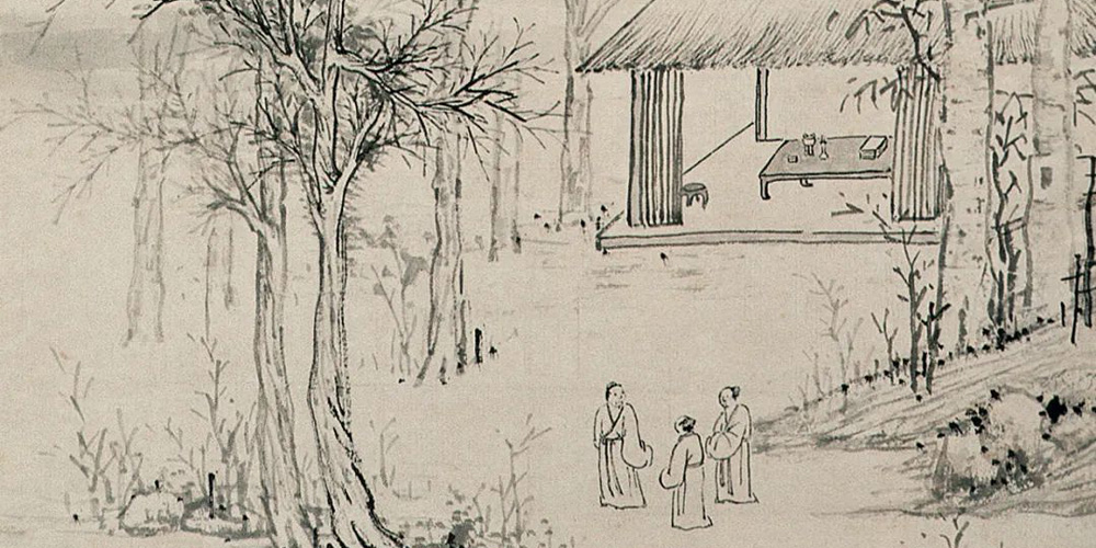 元丰六年十月十二日夜，解衣欲睡，月色入户，欣然起行。