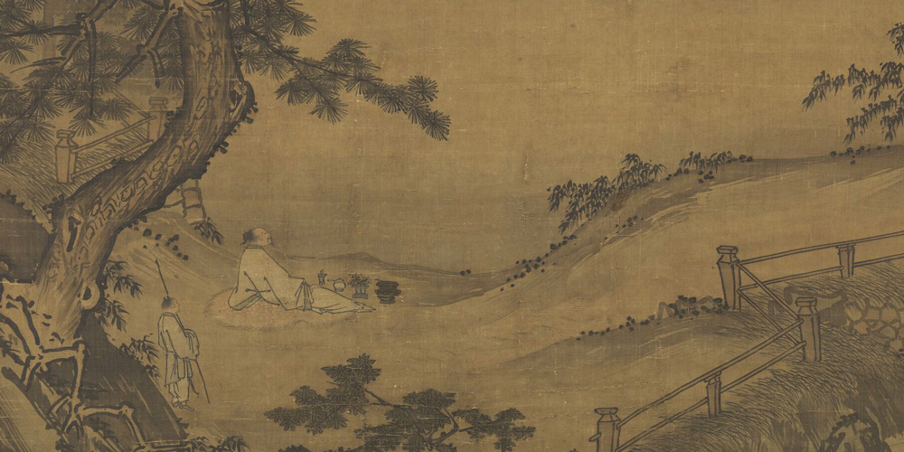 永怀愁不寐，松月夜窗虚。